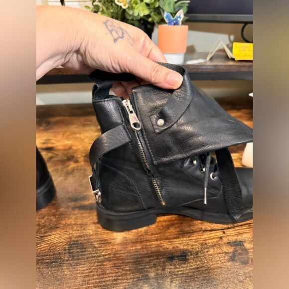 Charles David Black Moto booties size 38.5‎ - Picture 7 of 16